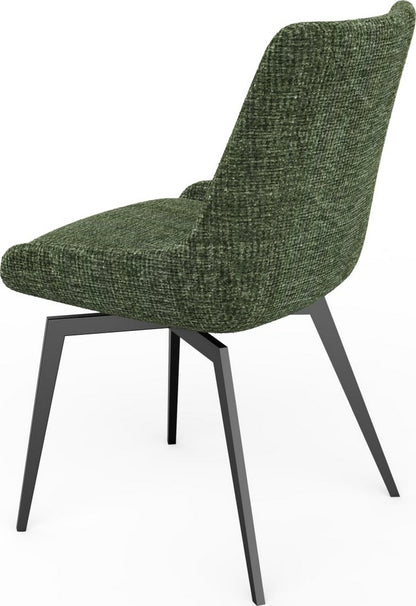 Modus Furniture - CEO 180 Degree Return Swivel Upholstered Dining Chair in Olive Set of 2 - TGXB64D_2 view 4