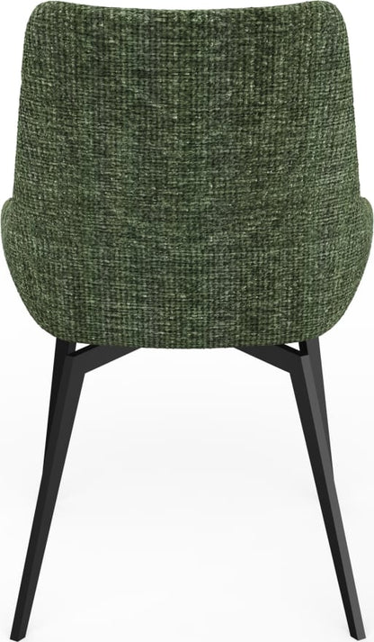 Modus Furniture - CEO 180 Degree Return Swivel Upholstered Dining Chair in Olive - TGXB64D_1 view 5