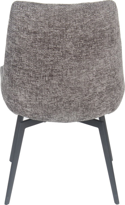 Modus Furniture - CEO 180 Degree Return Swivel Upholstered Dining Chair in Oyster - TGXB64_1 view 5