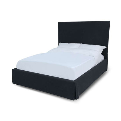Modus Furniture - Cheviot California King-Size Upholstered Skirted Panel Bed in Iron - CBB3H63 veiw 4