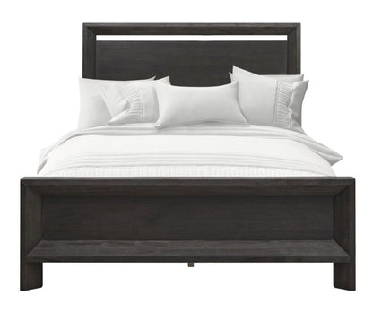 Modus Furniture - Chloe Queen-Size Solid Wood Bed in Basalt Grey - 3JU5H5_CLOSEOUT veiw 1