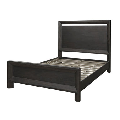 Modus Furniture - Chloe Queen-Size Solid Wood Bed in Basalt Grey - 3JU5H5_CLOSEOUT veiw 6