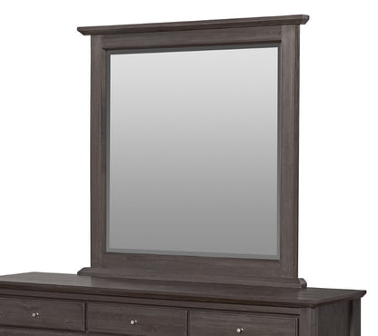 Modus Furniture - City II Beveled Glass Mirror in Basalt Gray - 1X5783_CLOSEOUT veiw 3