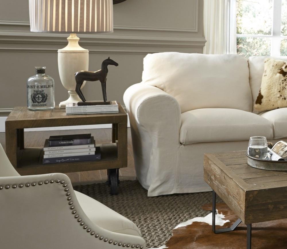 Modus Furniture - Coalburn Reclaimed Wood Square Side Table in Russett Brown - 8QQ522W_CLOSEOUT veiw 2