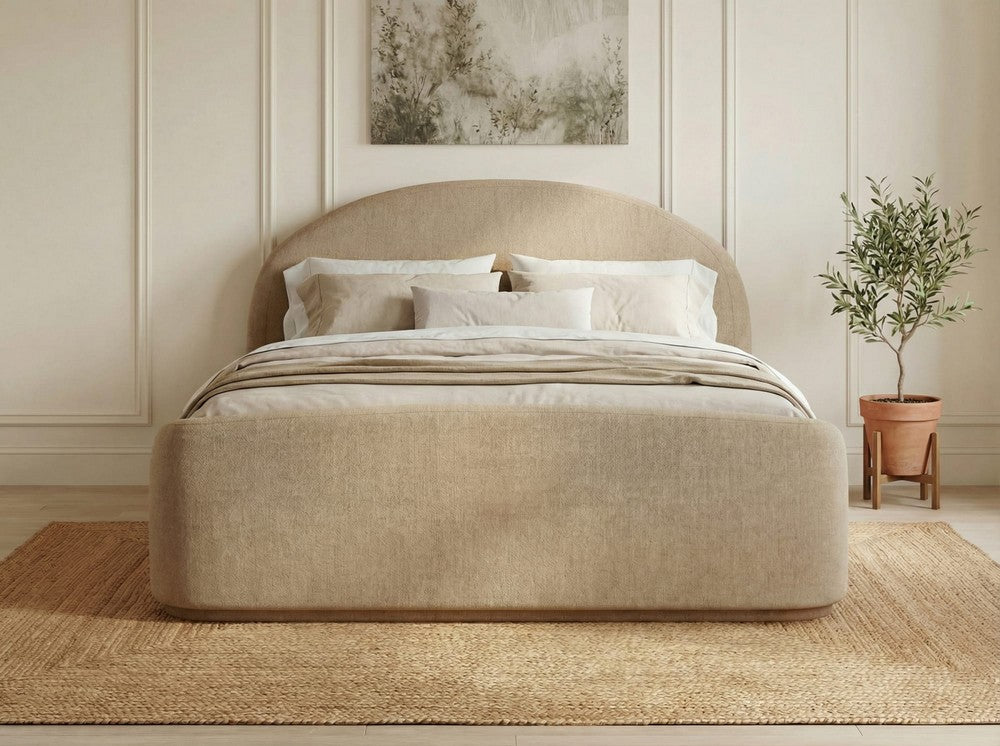 Modus Furniture - Colton Uph CK Bed - Sourdough - WR2UH6 view 5