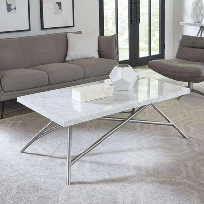 Modus Furniture - Coral Coffee Table in Marble - 3N2521_CLOSEOUT veiw 1