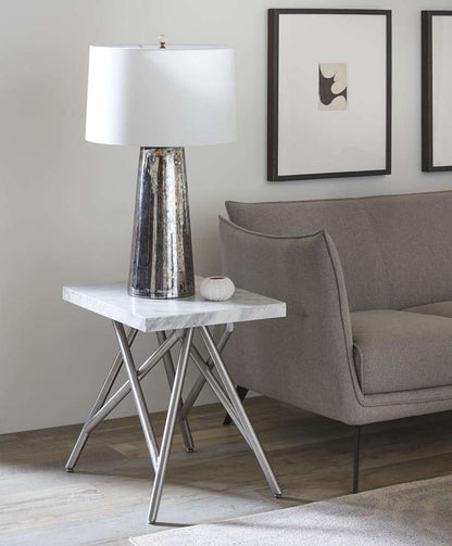Modus Furniture - Coral End Table in Marble - 3N2522_CLOSEOUT veiw 1