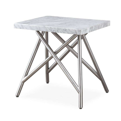 Modus Furniture - Coral End Table in Marble - 3N2522_CLOSEOUT veiw 5