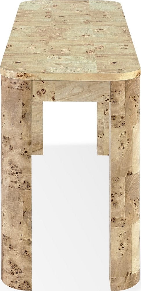 Modus Furniture - Cosmo Mappa Burl Console Table in Amber Kiss - SJWD23 view 3