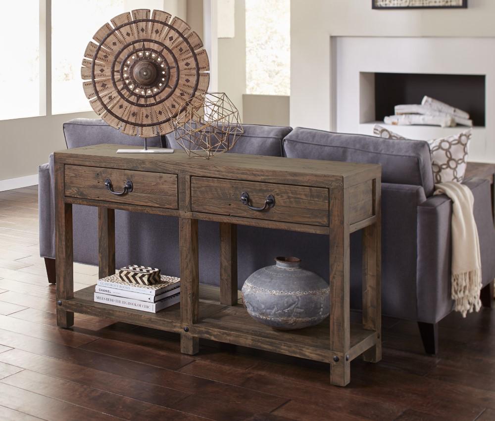 Modus Furniture - Craster Reclaimed Wood Console Table in Smoky Taupe - 8S3923 veiw 1