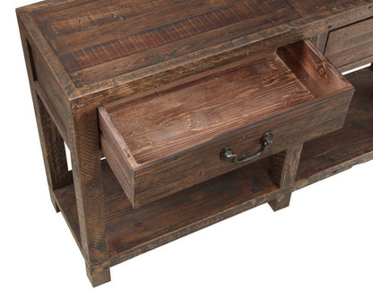 Modus Furniture - Craster Reclaimed Wood Console Table in Smoky Taupe - 8S3923 veiw 5