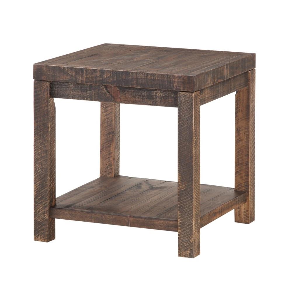 Modus Furniture - Craster Reclaimed Wood Square Side Table in Smoky Taupe - 8S3922 veiw 1