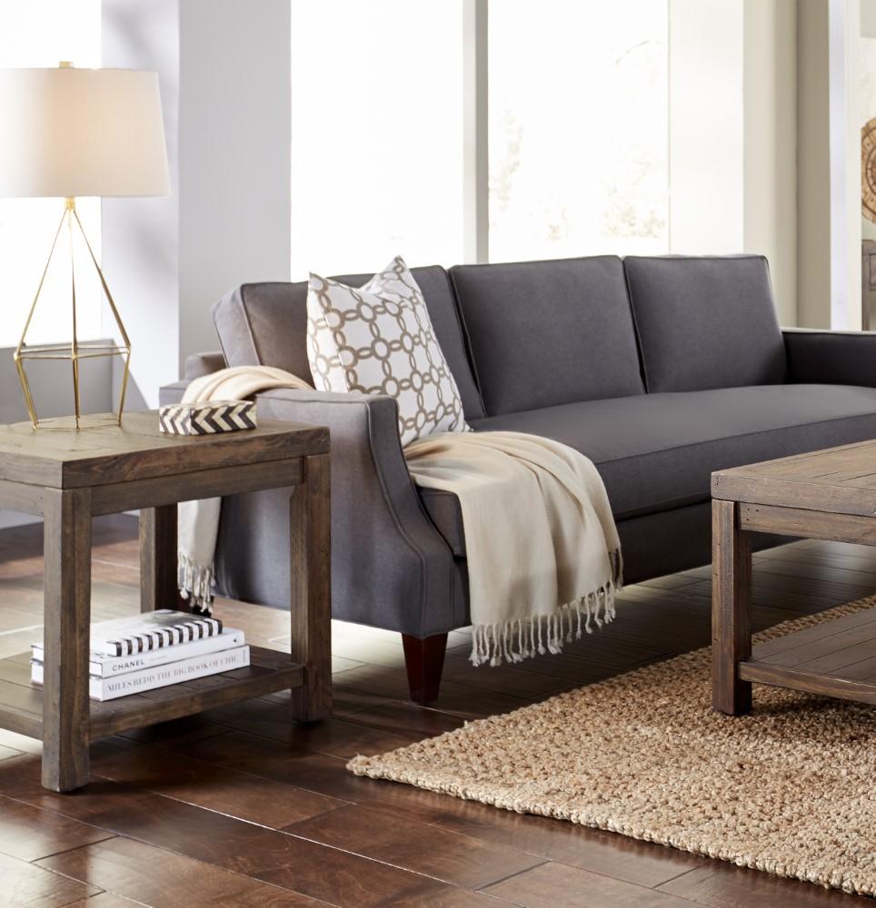 Modus Furniture - Craster Reclaimed Wood Square Side Table in Smoky Taupe - 8S3922 veiw 2