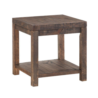 Modus Furniture - Craster Reclaimed Wood Square Side Table in Smoky Taupe - 8S3922 veiw 3