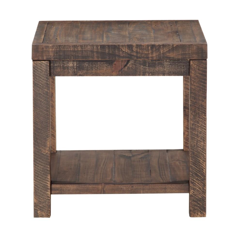 Modus Furniture - Craster Reclaimed Wood Square Side Table in Smoky Taupe - 8S3922 veiw 4