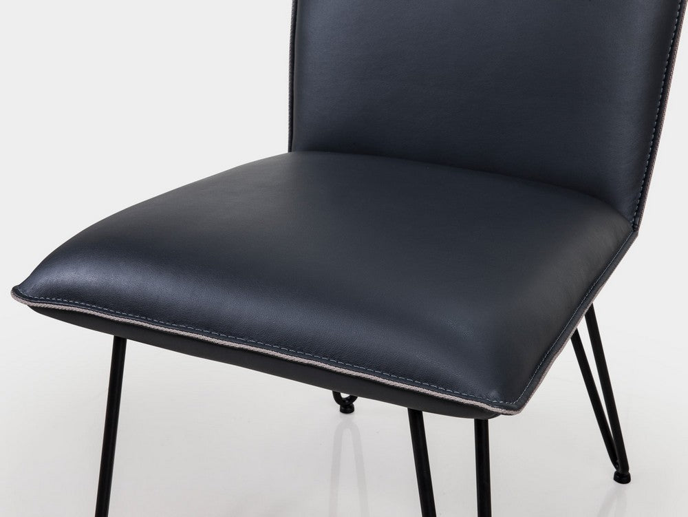 Modus Furniture - Demi Hairpin Leg Modern Dining Chair in Cobalt - 9LE866D_1 view 4