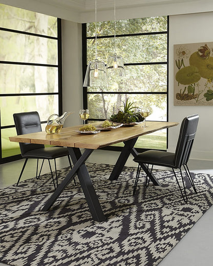 Modus Furniture - Demi Hairpin Leg Modern Dining Chair in Cobalt Set of 2 - 9LE866D_2 view 6