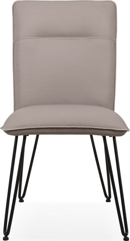 Modus Furniture - Demi Hairpin Leg Modern Dining Chair in Taupe - 9LE266D_1 view 2