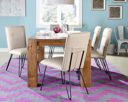 Modus Furniture - Demi Hairpin Leg Modern Dining Chair in Taupe - 9LE266D_1 view 6