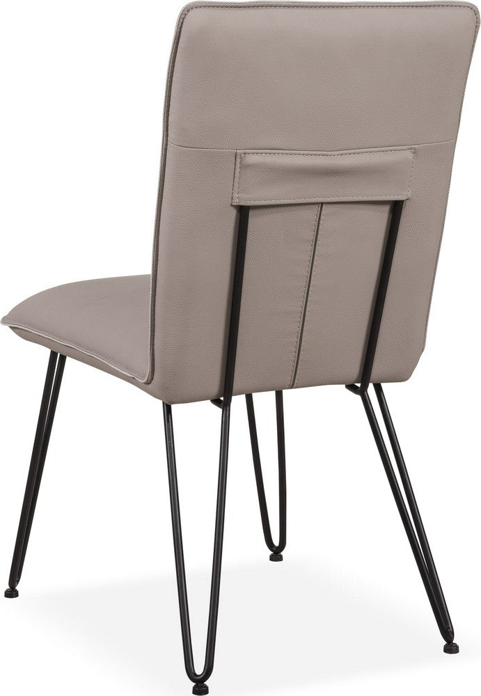 Modus Furniture - Demi Hairpin Leg Modern Dining Chair in Taupe Set of 2 - 9LE266D_2 view 3