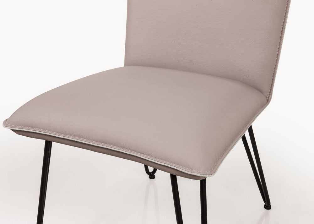 Modus Furniture - Demi Hairpin Leg Modern Dining Chair in Taupe Set of 2 - 9LE266D_2 view 4