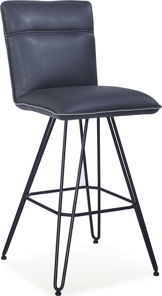 Modus Furniture - Demi Hairpin Leg Swivel Bar Stool in Cobalt - 9LE868D_1 view 1