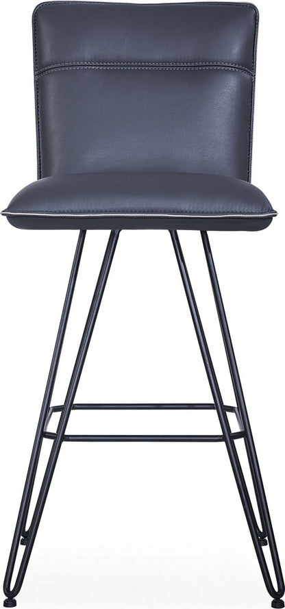 Modus Furniture - Demi Hairpin Leg Swivel Bar Stool in Cobalt - 9LE868D_1 view 2