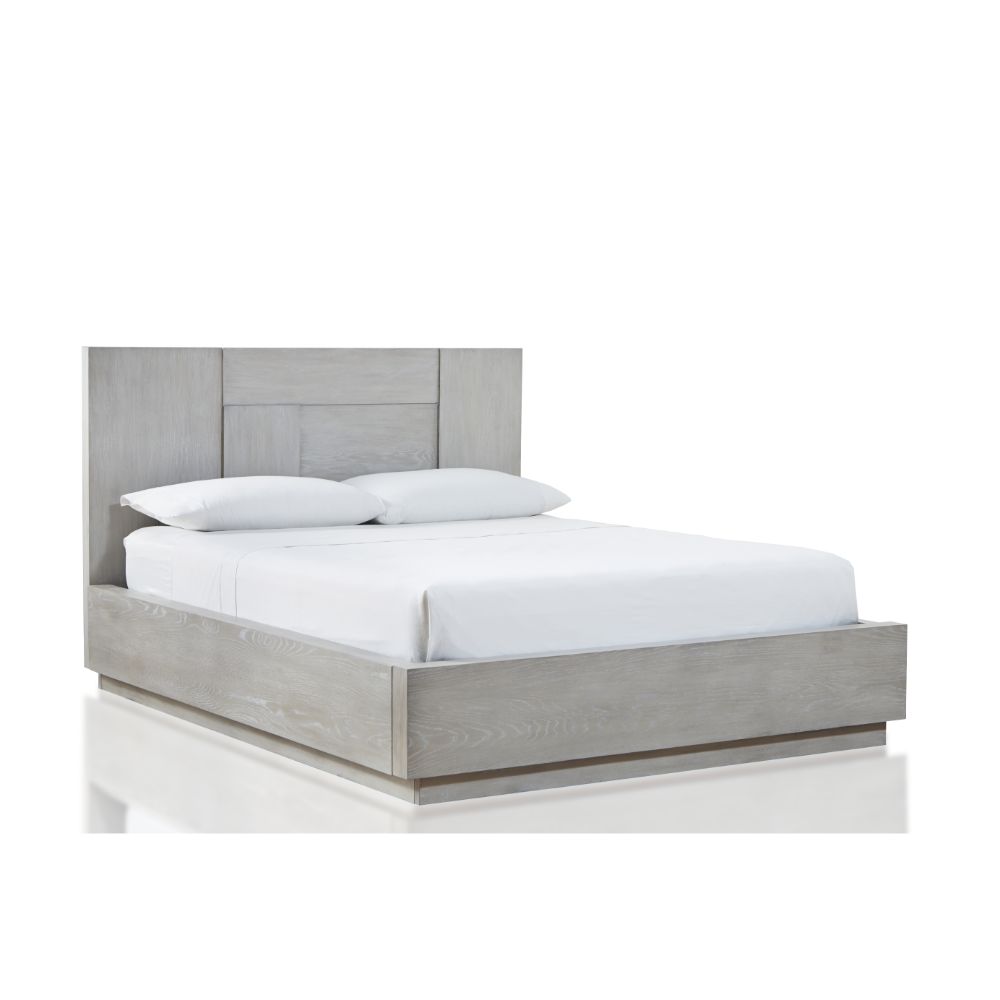 Modus Furniture - Destination King-Size Panel Bed in Cotton Grey - DEZ7H7 veiw 1