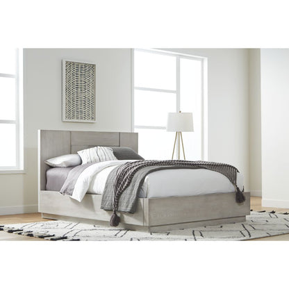 Modus Furniture - Destination Queen-Size Panel Bed in Cotton Grey - DEZ7H5 veiw 2