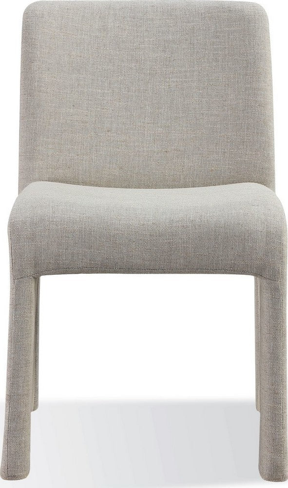 Modus Furniture - Devon Fully Upholstered Dining Chair in Turtle Dove Linen - PWNC63C_1 view 2