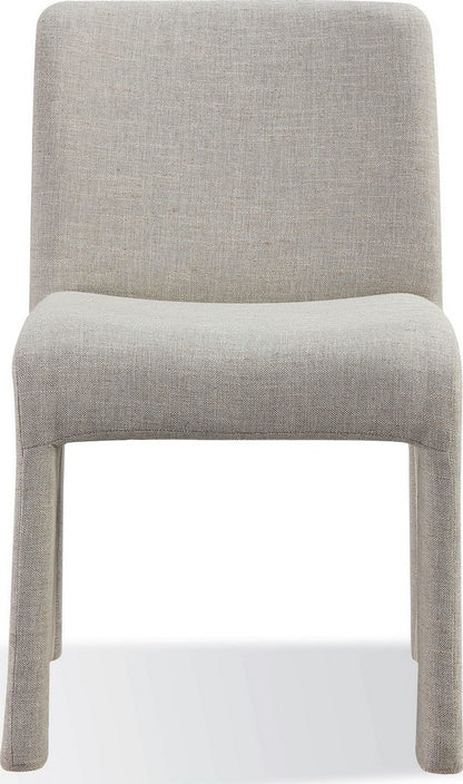 Modus Furniture - Devon Fully Upholstered Dining Chair in Turtle Dove Linen - PWNC63C_1 view 2
