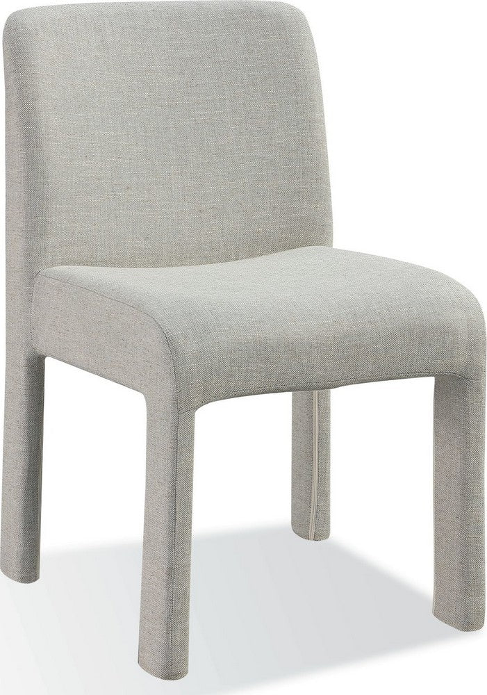Modus Furniture - Devon Fully Upholstered Dining Chair in Turtle Dove Linen Set of 2 - PWNC63C_2 view 1