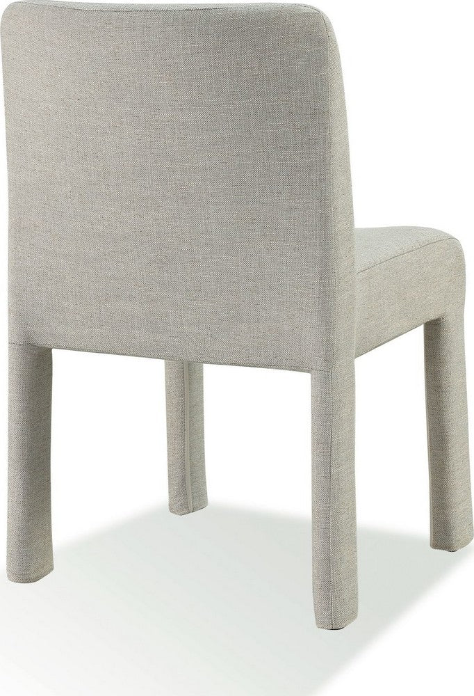 Modus Furniture - Devon Fully Upholstered Dining Chair in Turtle Dove Linen Set of 2 - PWNC63C_2 view 4