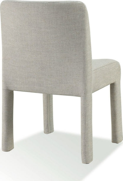 Modus Furniture - Devon Fully Upholstered Dining Chair in Turtle Dove Linen Set of 2 - PWNC63C_2 view 4