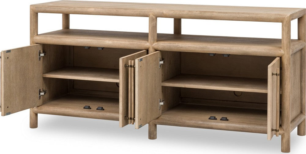 Modus Furniture - Dorsey 64W Ent Console - Grnl - NSPV2664 view 4