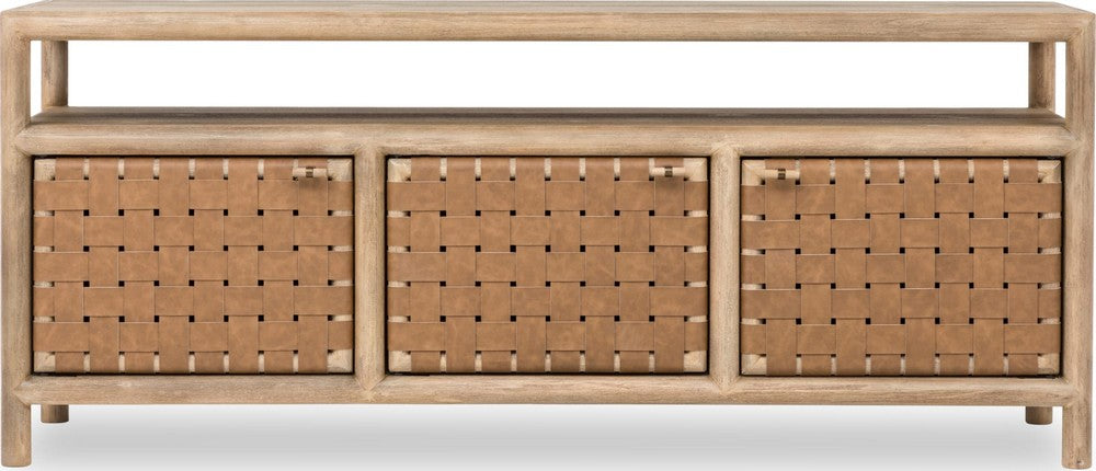 Modus Furniture - Dorsey 72W Wvn Ent Cnsl - Grnl - NSPV2672 view 2