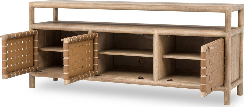 Modus Furniture - Dorsey 72W Wvn Ent Cnsl - Grnl - NSPV2672 view 3