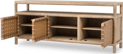Modus Furniture - Dorsey 72W Wvn Ent Cnsl - Grnl - NSPV2672 view 3