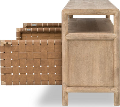 Modus Furniture - Dorsey 72W Wvn Ent Cnsl - Grnl - NSPV2672 view 4