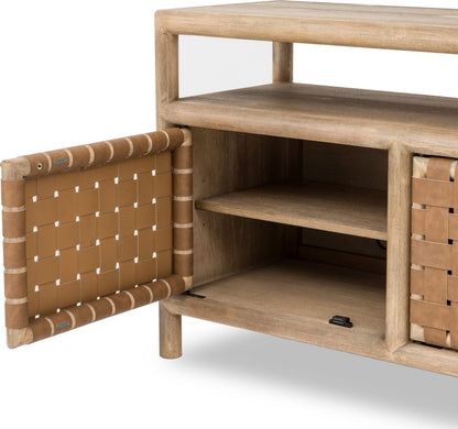 Modus Furniture - Dorsey 72W Wvn Ent Cnsl - Grnl - NSPV2672 view 5