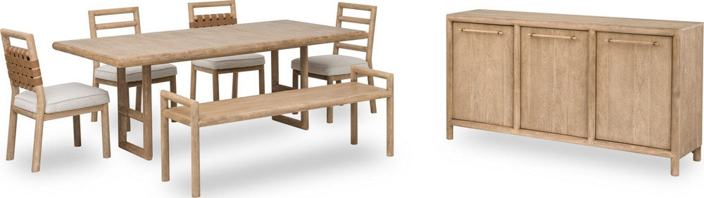 Modus Furniture - Dorsey 80/98 Ext Dn Tbl - Grnl - NSPV60 view 8