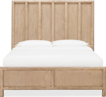 Modus Furniture - Dorsey California King-size Wooden Panel Bed in Granola - NSPVH6 view 1