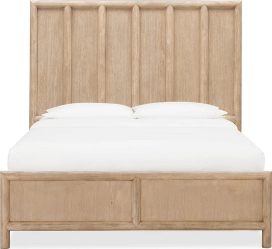 Modus Furniture - Dorsey California King-size Wooden Panel Bed in Granola - NSPVH6 view 1