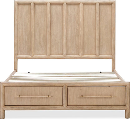 Modus Furniture - Dorsey King-size Two Drawer Storage Bed in Granola - NSPVJ7 view 6