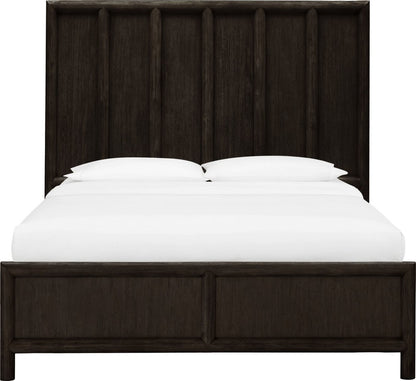 Modus Furniture - Dorsey King-size Wooden Panel Bed in Basalt Grey - NSU5H7 view 2