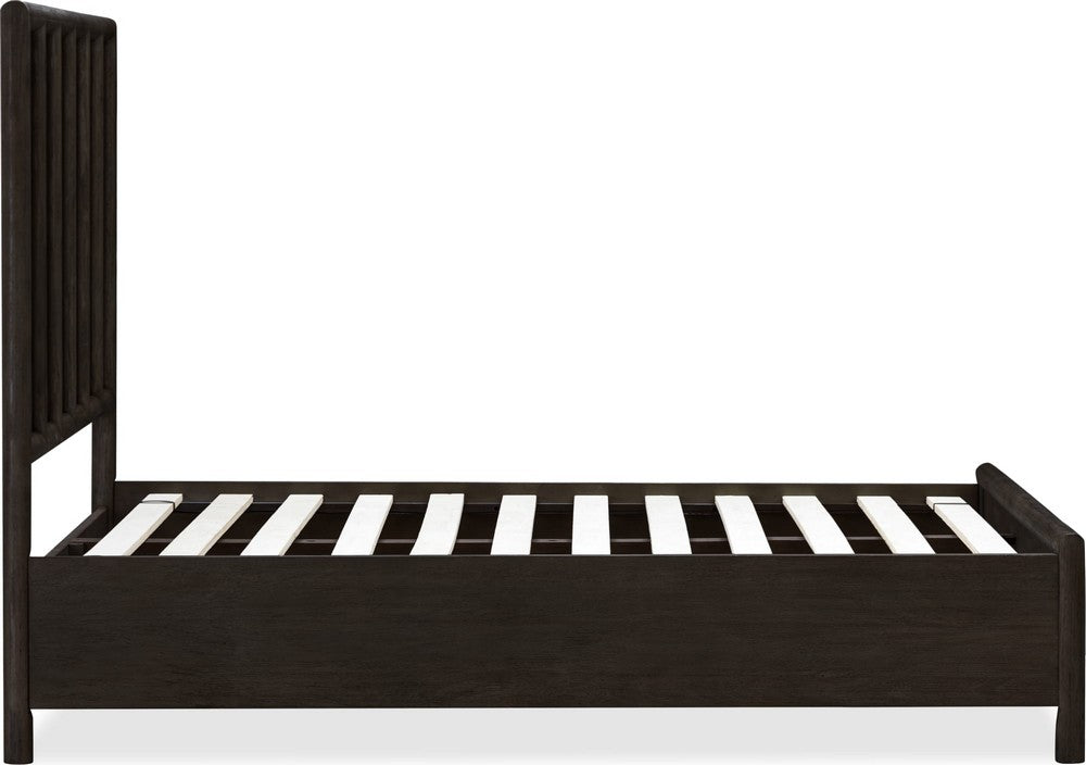 Modus Furniture - Dorsey King-size Wooden Panel Bed in Basalt Grey - NSU5H7 view 6