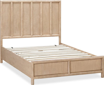 Modus Furniture - Dorsey King-size Wooden Panel Bed in Granola - NSPVH7 view 3
