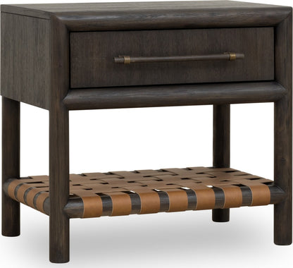 Modus Furniture - Dorsey One Drawer USB-charging Nightstand in Basalt Grey - NSU581 view 1