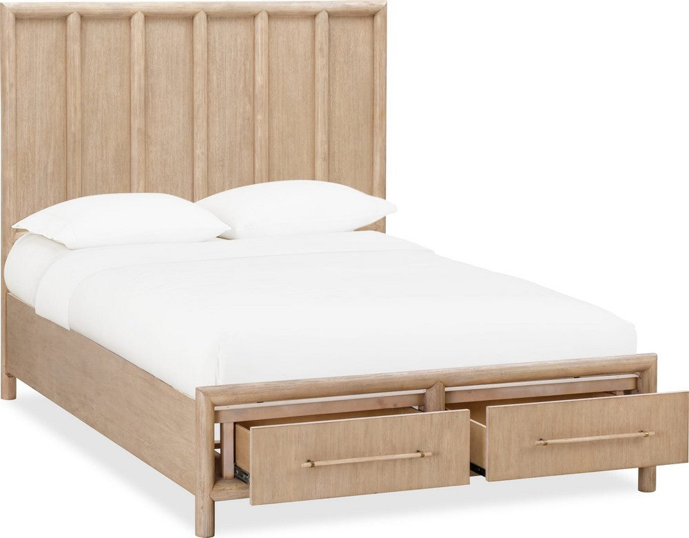 Modus Furniture - Dorsey Queen-size Two Drawer Storage Bed in Granola - NSPVJ5 view 2