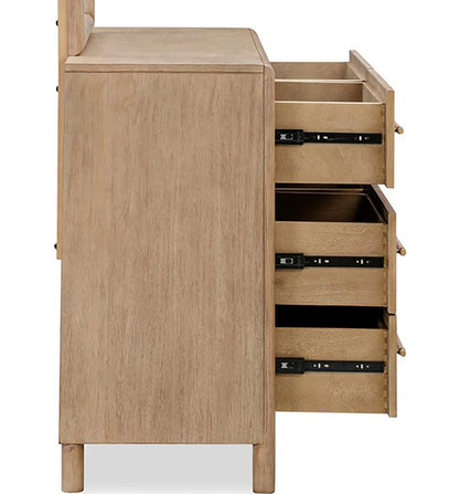 Modus Furniture - Dorsey Six Drawer Dresser in Granola - NSPV82 view 4